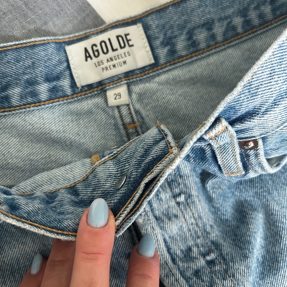 Agolde Parker Shorts in Swapmeet - Picture 4 of 5